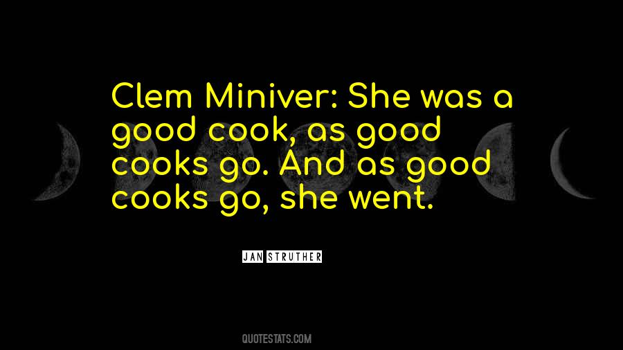 She Cooks Quotes #1496539