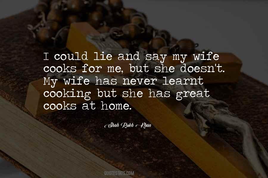 She Cooks Quotes #1588432