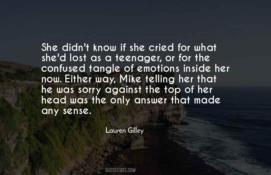 She Cried Quotes #63336