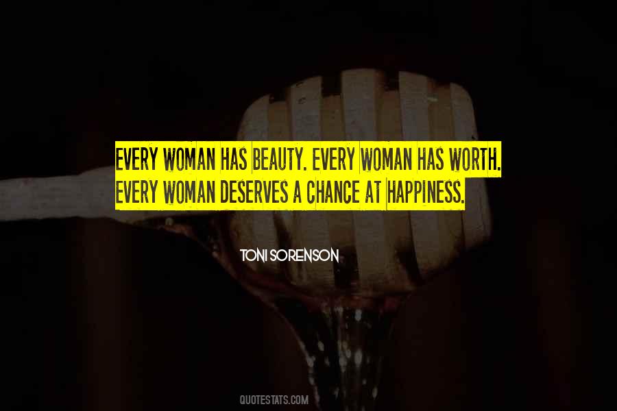 She Deserves Happiness Quotes #558202