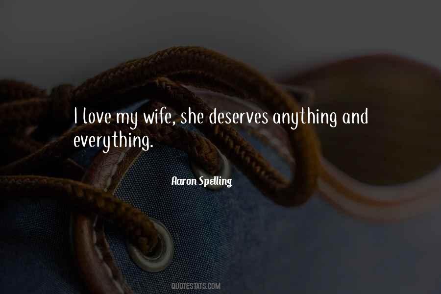 She Deserves Love Quotes #98993