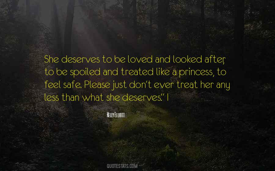 She Deserves Quotes #176543