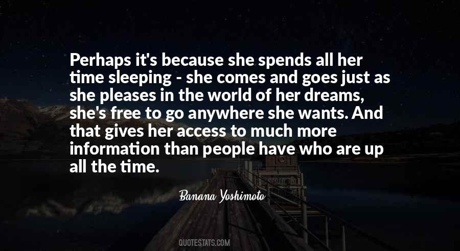 She Dreams Quotes #113761