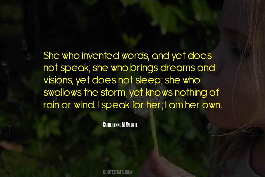 She Dreams Quotes #125558