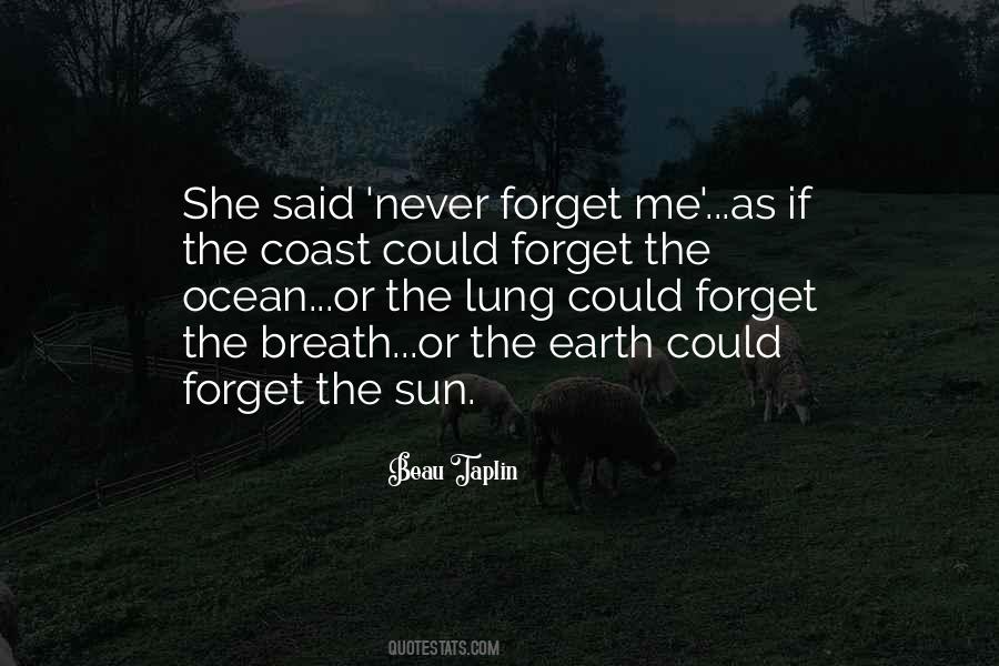 She Forget Me Quotes #1620870