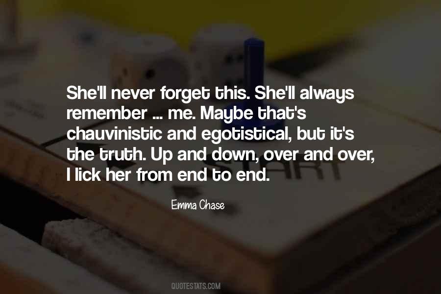 She Forget Me Quotes #950094