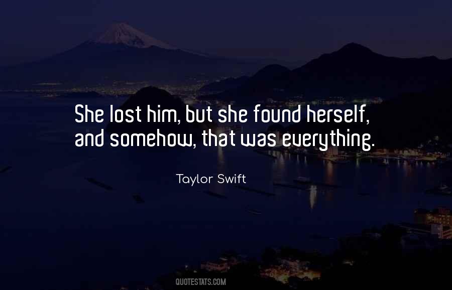 She Found Herself Quotes #1400561