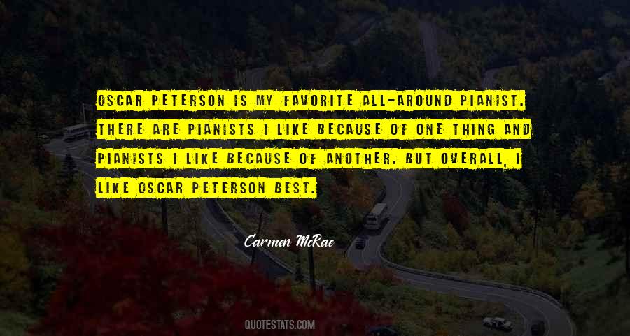 Quotes About Oscar Peterson #475937