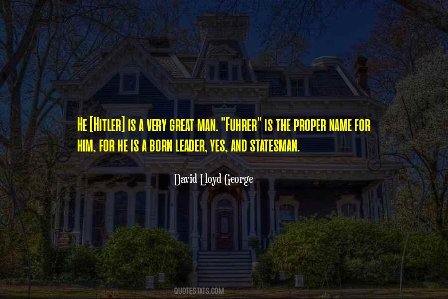 Quotes About David Lloyd George #641969