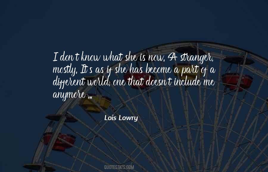 She Is Different Quotes #922037