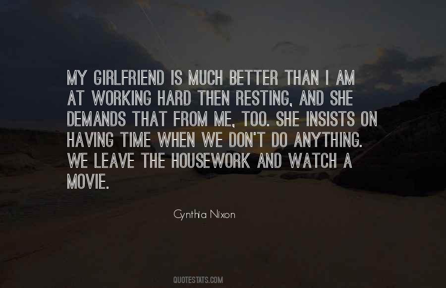 She Is My Girlfriend Quotes #168396