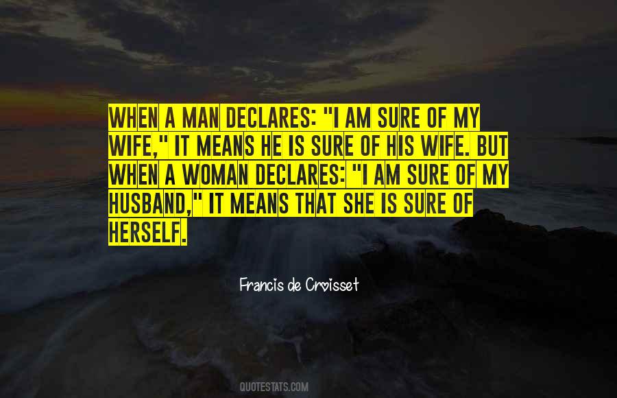 She Is My Wife Quotes #123818