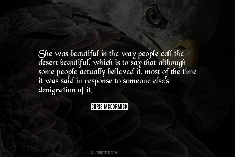 She Is The Most Beautiful Quotes #26285