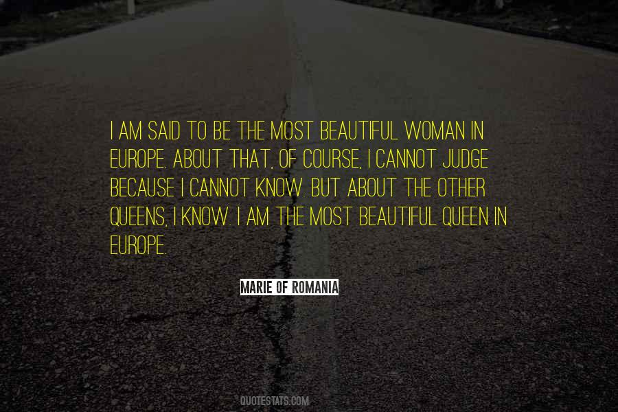 She Is The Most Beautiful Quotes #4886