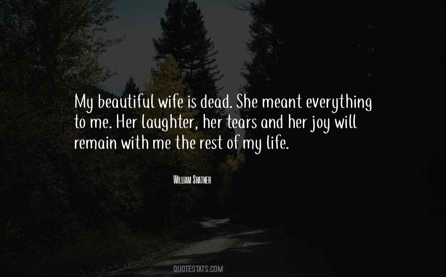 She Is With Me Quotes #353496