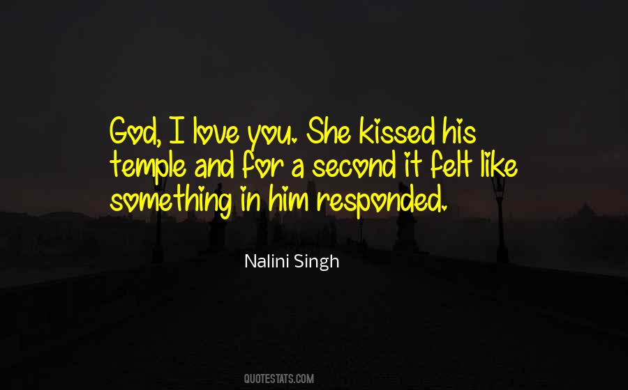 She Kissed Him Quotes #182899