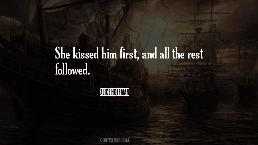 She Kissed Him Quotes #651756