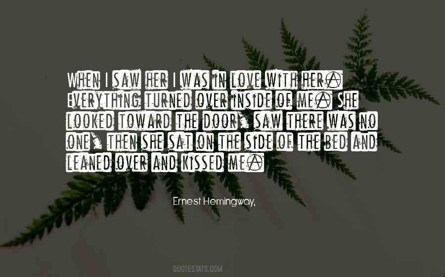 She Kissed Me Quotes #1268009
