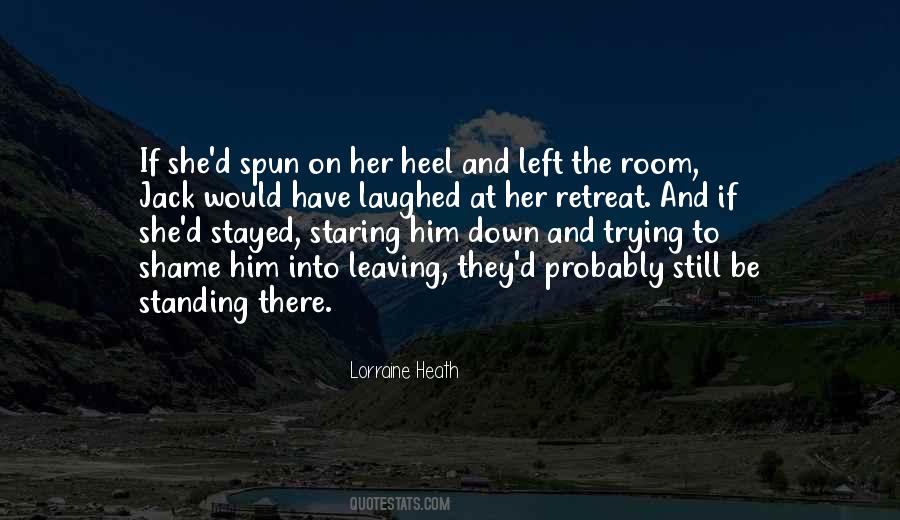 She Left Him Quotes #1075637