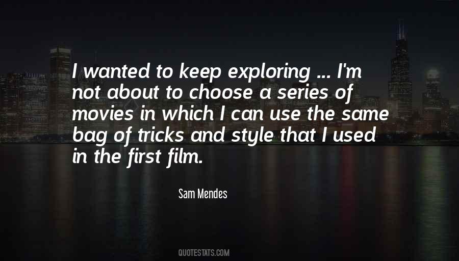 Quotes About Sam Mendes #1175045