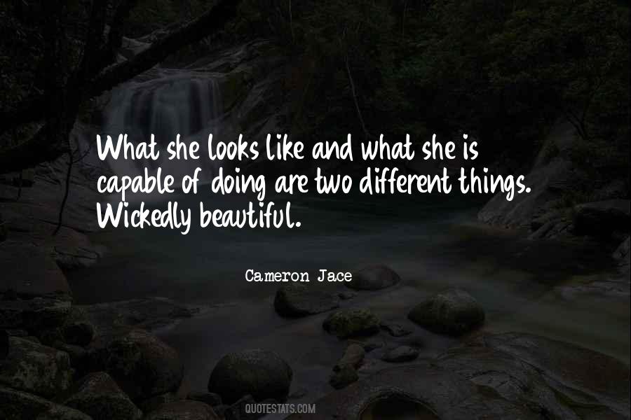 She Looks Beautiful Quotes #1796901