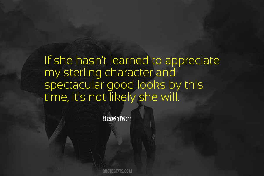 She Looks Good Quotes #1559375