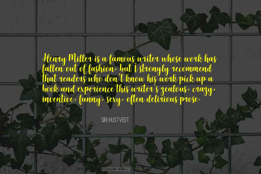 Quotes About Henry Miller #1457299