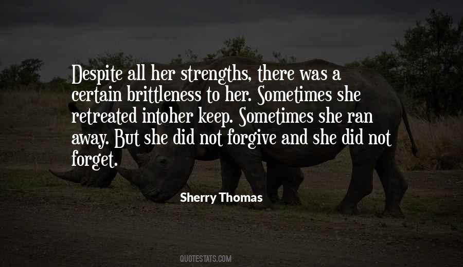 She Ran Away Quotes #984237