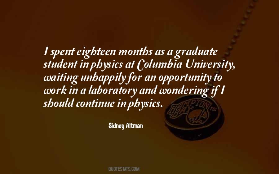 Quotes About Columbia University #1700262