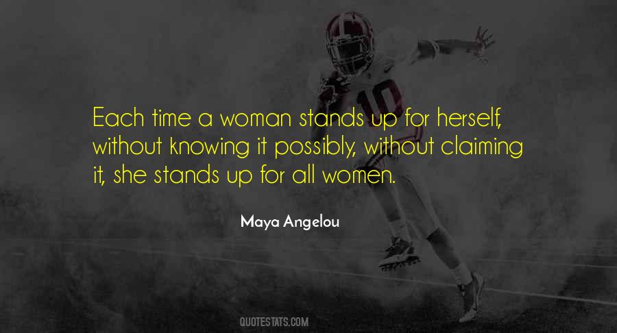 She Stands Quotes #240299