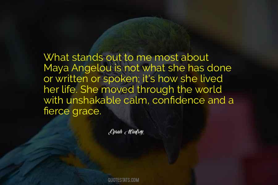 She Stands Quotes #712205