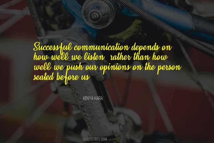 Quotes About Successful Communication #138271