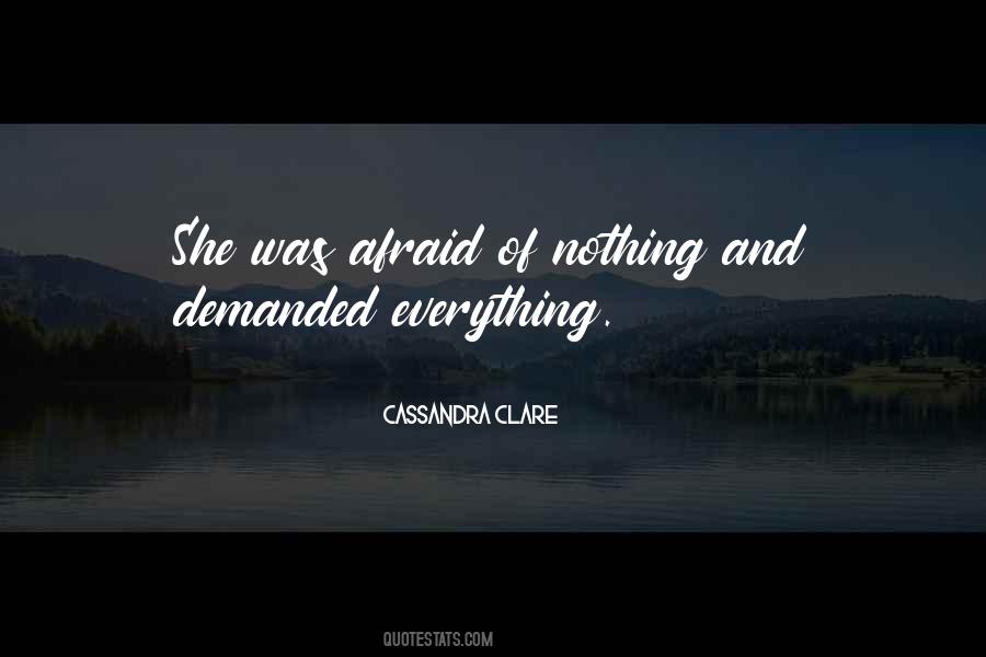 She Was Afraid Quotes #1326356