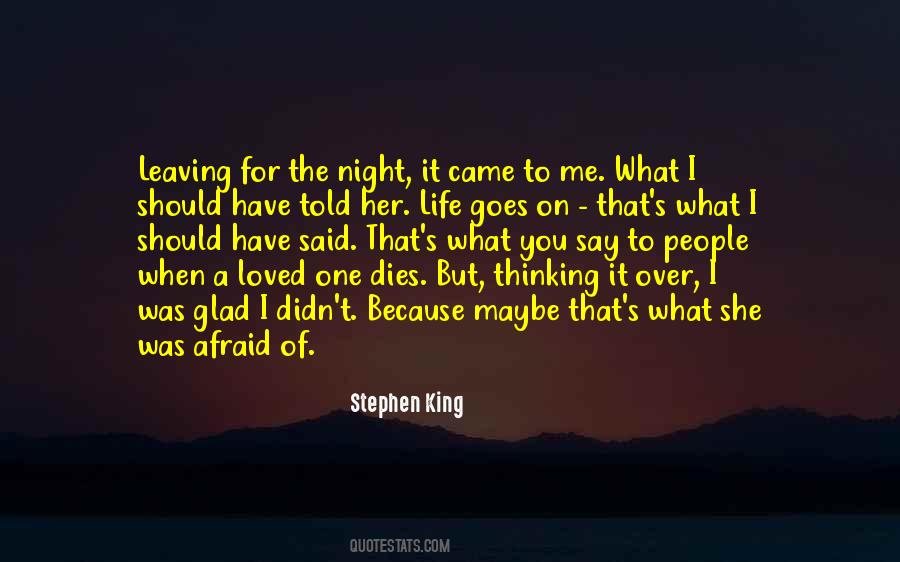 She Was Afraid Quotes #326833