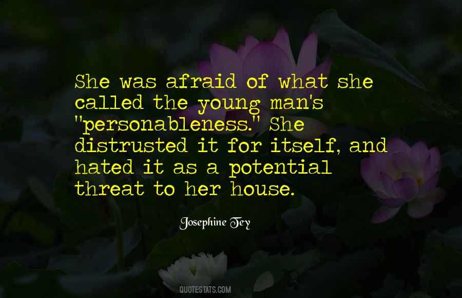 She Was Afraid Quotes #850925