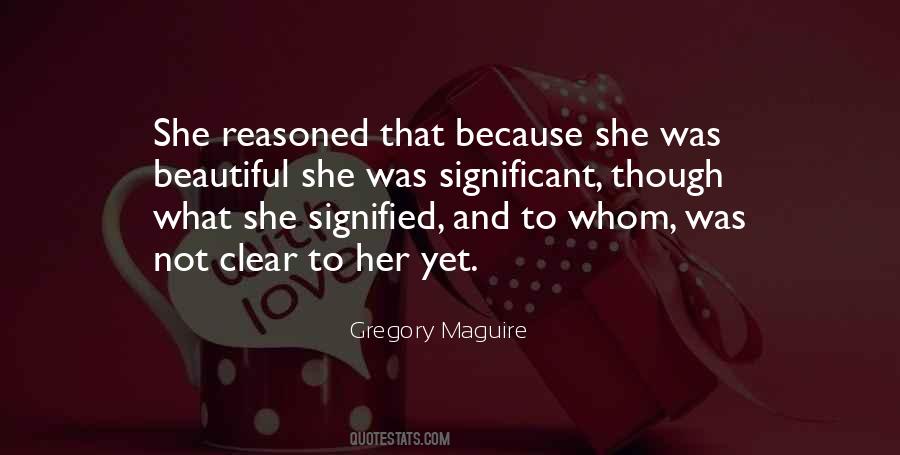 She Was Beautiful Quotes #1112622