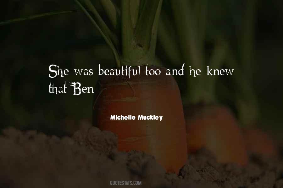 She Was Beautiful Quotes #554970