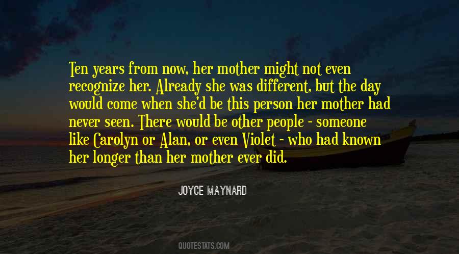 She Was Different Quotes #1503981