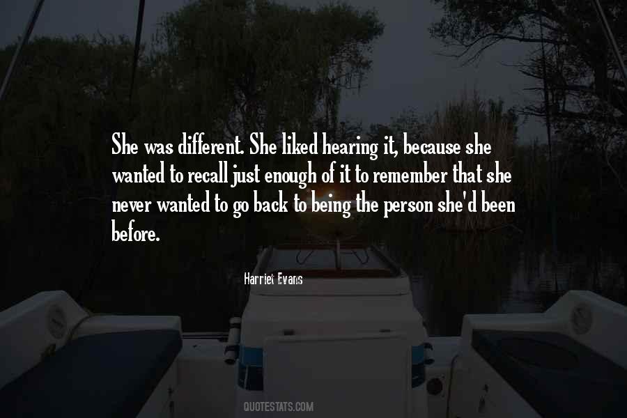 She Was Different Quotes #521264