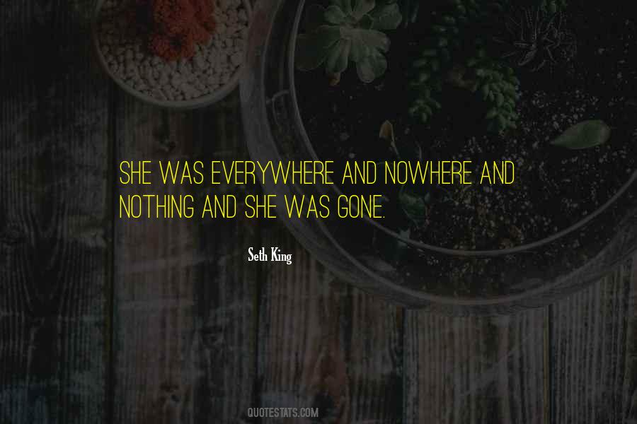 She Was Gone Quotes #82290