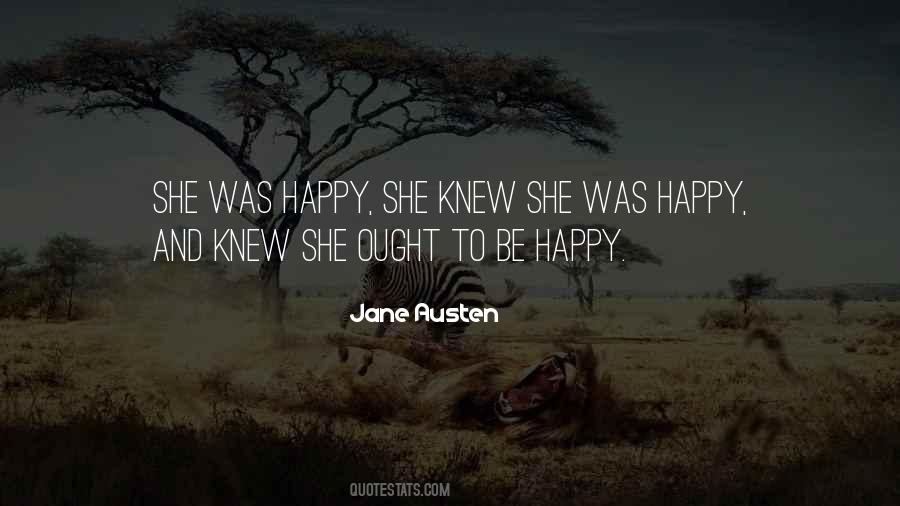 She Was Happy Quotes #1180864