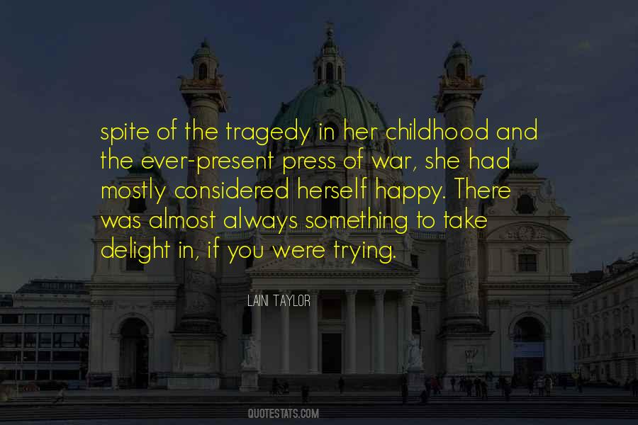 She Was Happy Quotes #29733