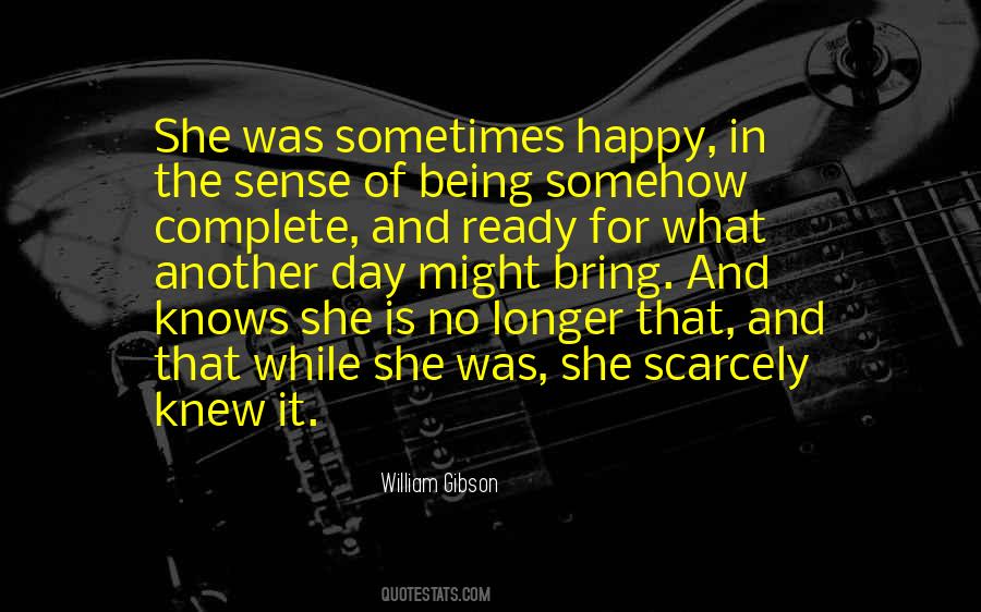 She Was Happy Quotes #298511