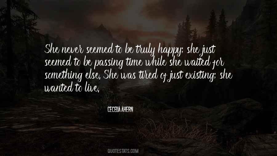 She Was Happy Quotes #30180