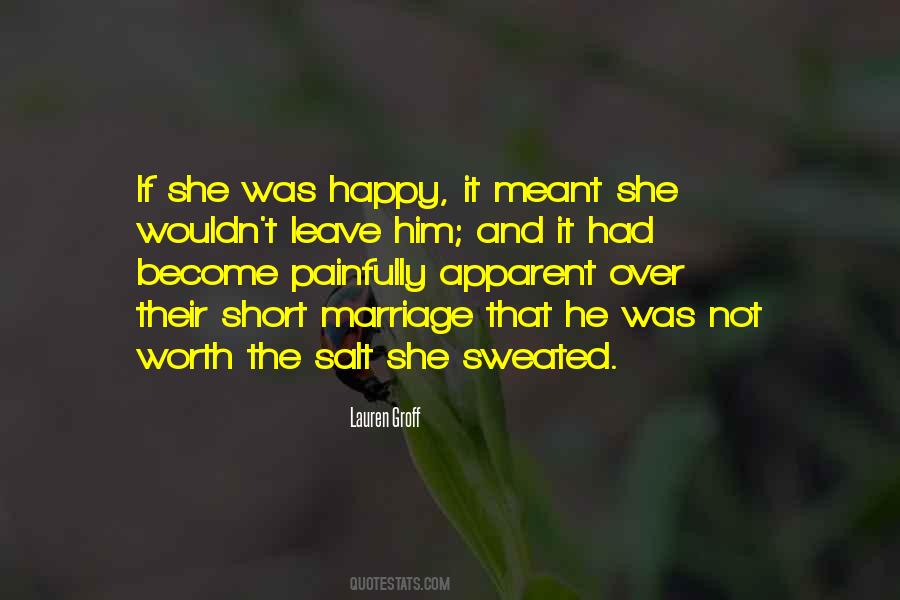 She Was Happy Quotes #596629