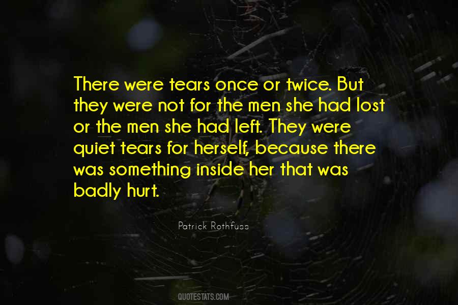 She Was Hurt Quotes #506472