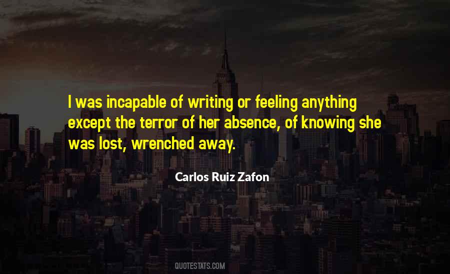 She Was Lost Quotes #1852007