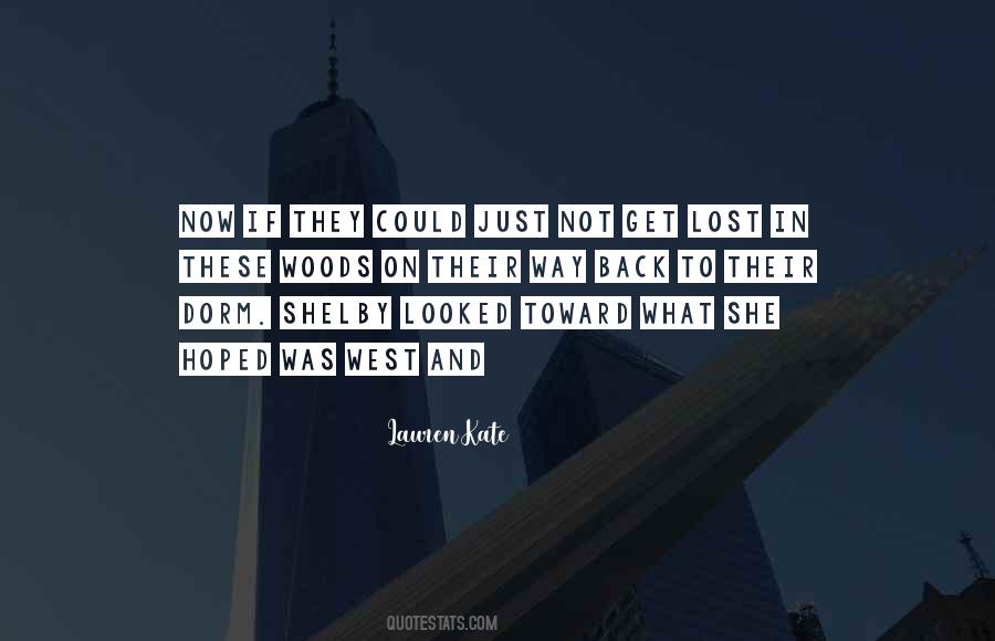 She Was Lost Quotes #205708