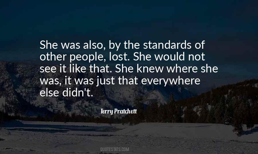 She Was Lost Quotes #228586