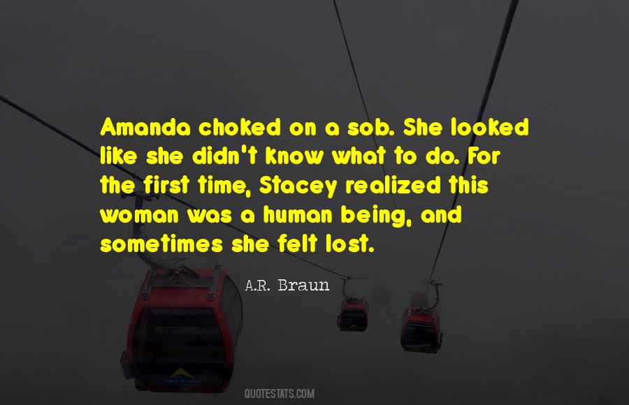 She Was Lost Quotes #383961
